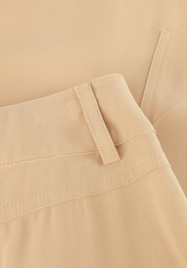 ANOTHER LABEL beige another label maxirok imane skirt