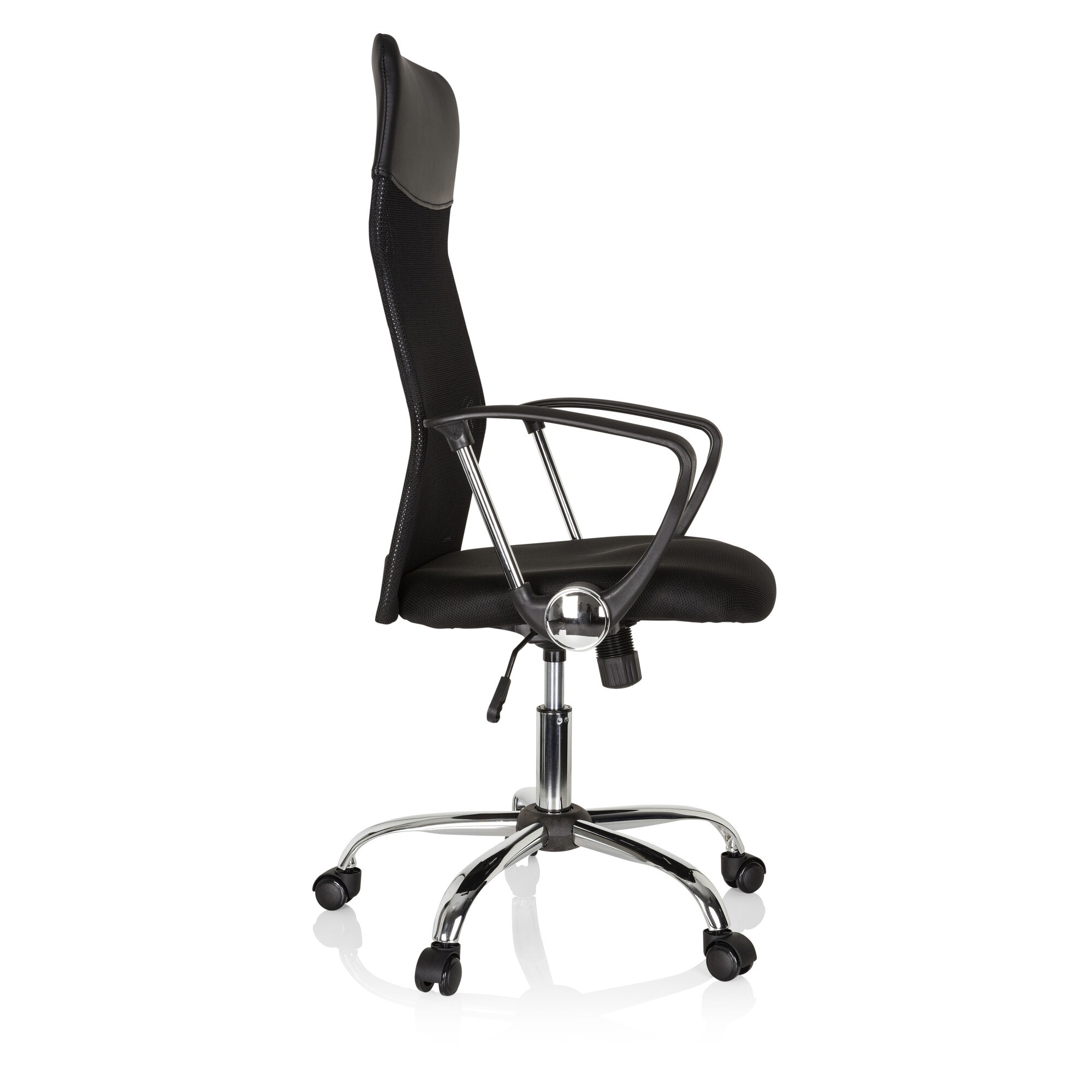 Home Office Chefsessel PURE NET Kunstleder/Netzstoff mit Armlehnen hjh OFFICE