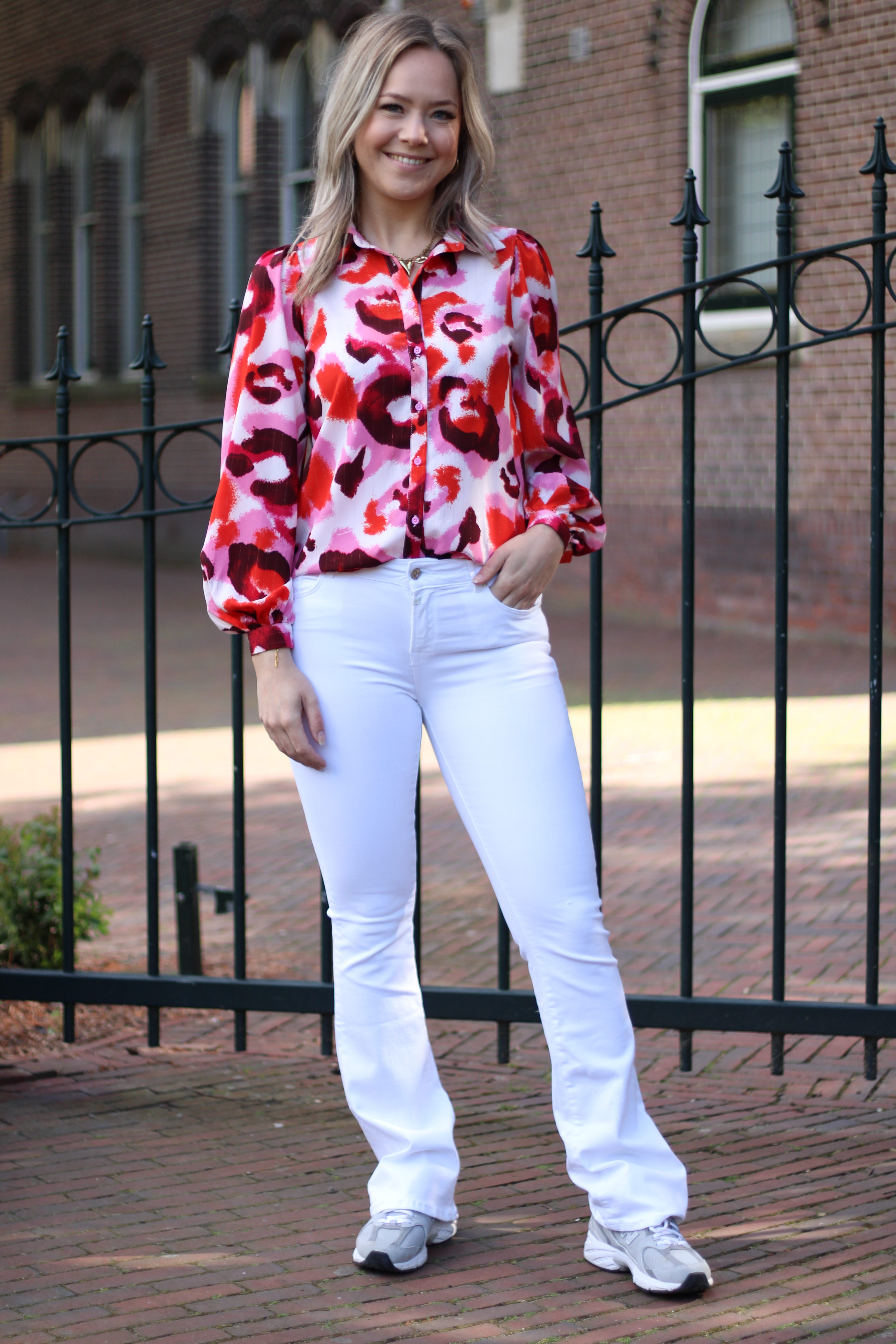 COJ Denim - Laura Flare Jeans - White