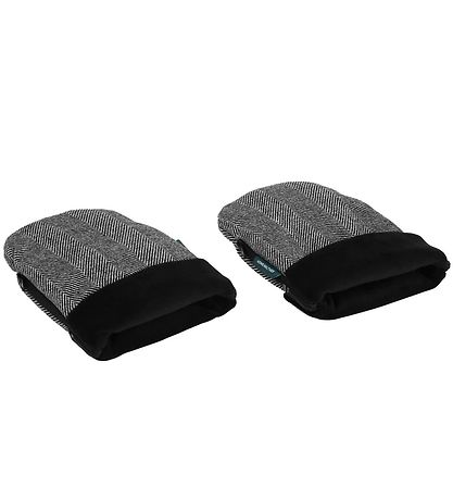 KongWalther Kinderwagenhandschuhe - Østerbro - Black Tweed