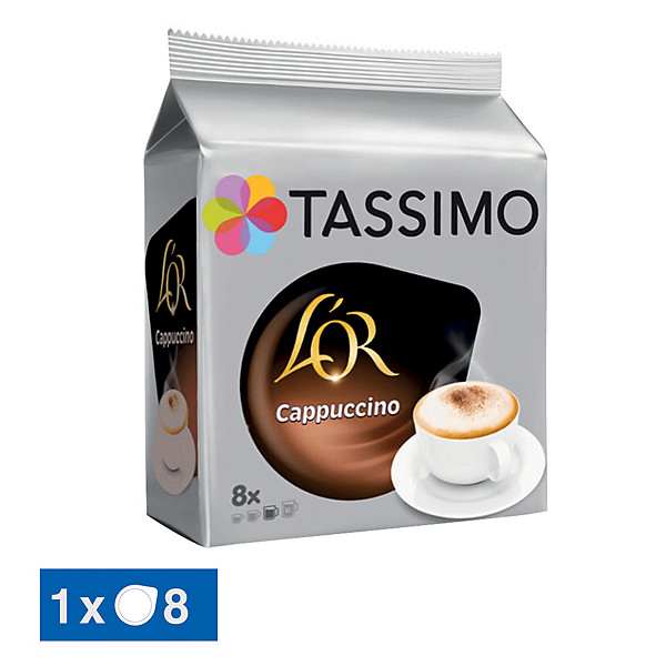 L'Or Cappuccino, paquet de 16 dosettes T-Discs Tassimo