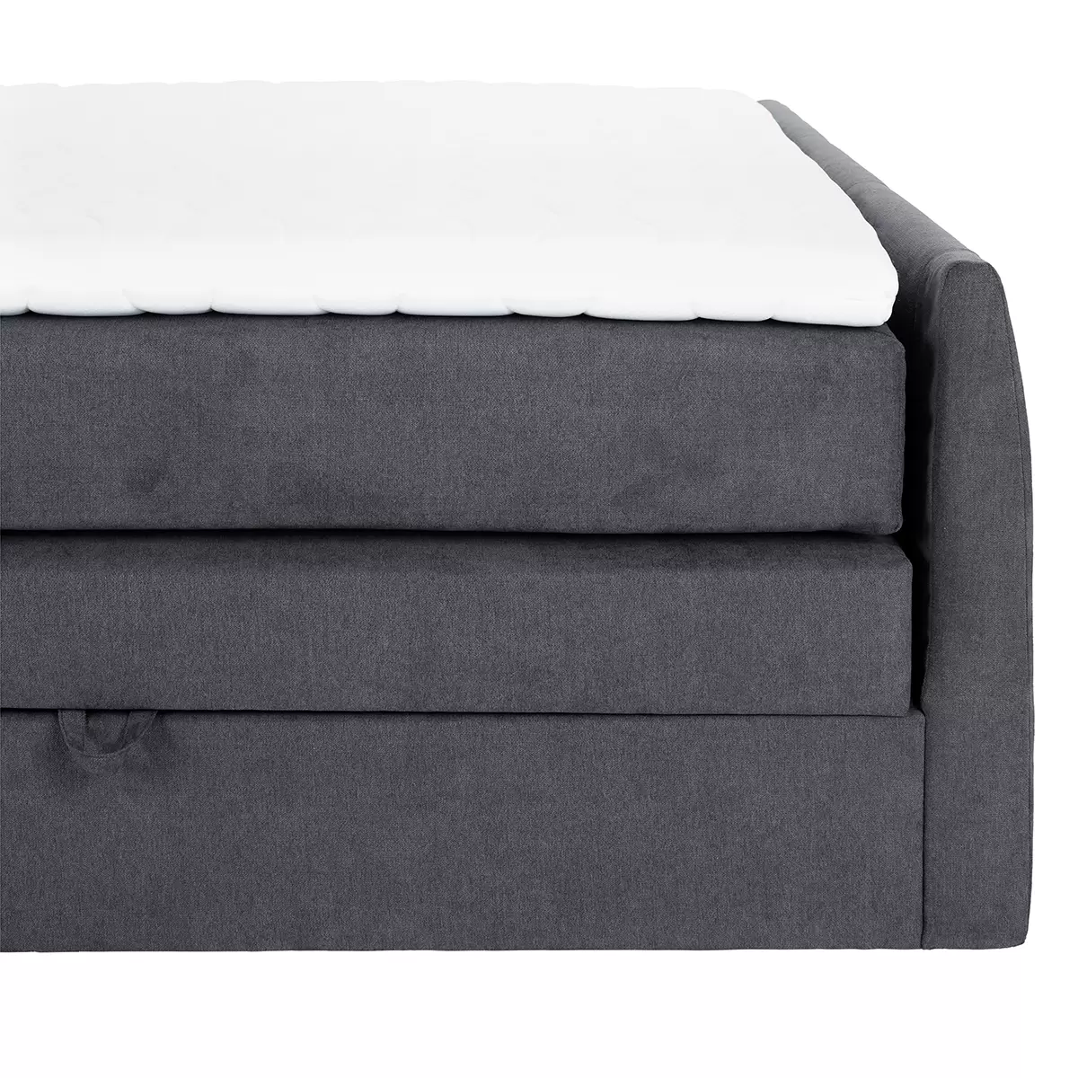 Boxspringbett Langenthal 180 x 200 Grau
