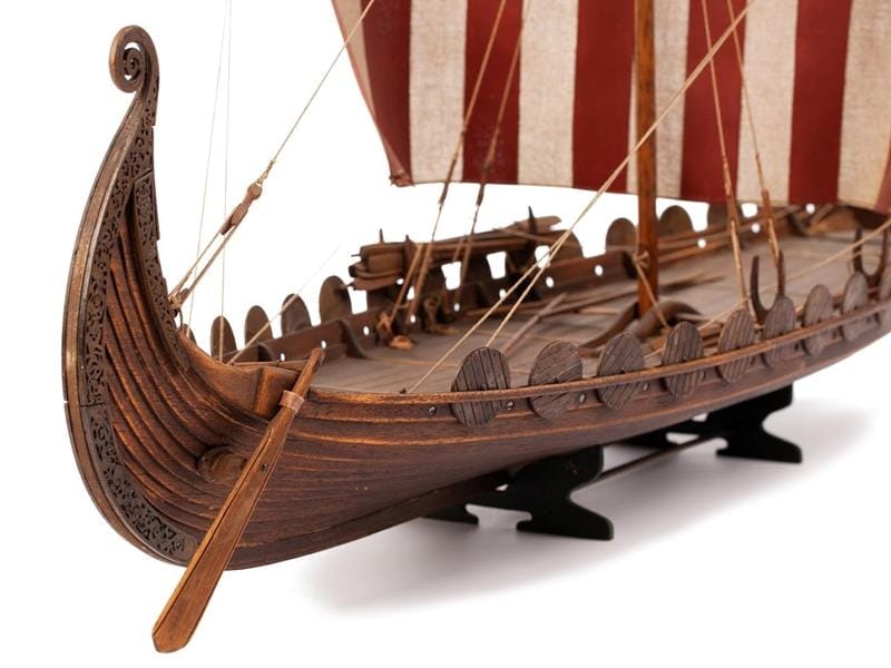 Billing Boats Bausatz Wikingerschiff Oseberg special, 860 m Wikinger Segelschiff Modellbausatz
