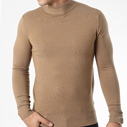 Pull Col Cheminée 665 Beige