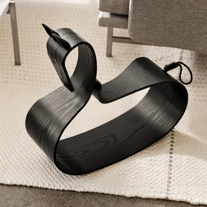 Fritz Hansen - Schaukelpferd, Esche schwarz