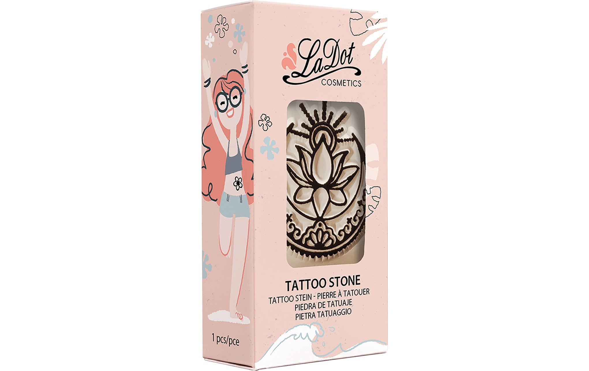 Tattoostempel Lotus LargeMotiv-Stein für das perfekte Outdoor-Make-Up