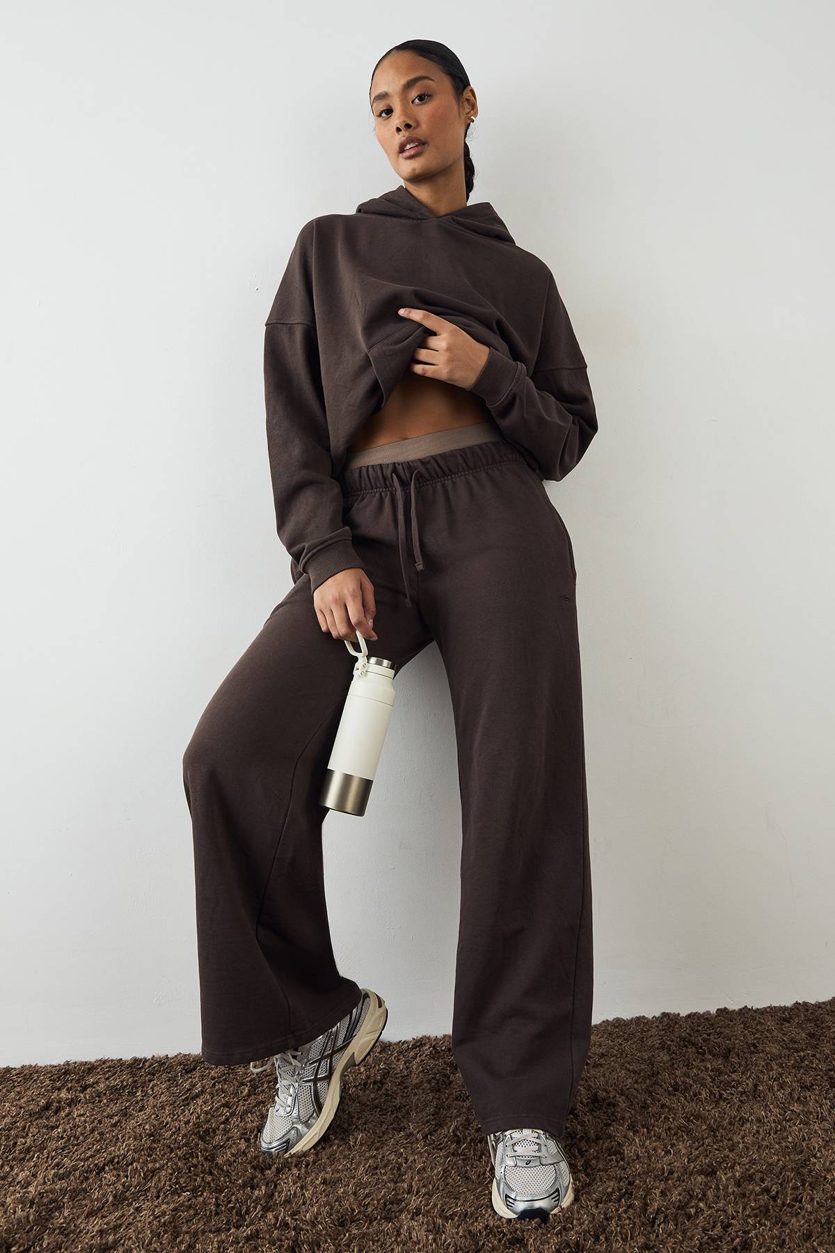 Sweat à Casynthétiqueche Surdimensionné DSGN Studio Premium Poids Lourd Délavé