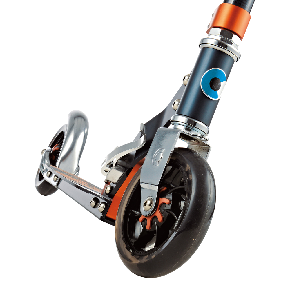 Micro Speed+ Scooter schwarz orange