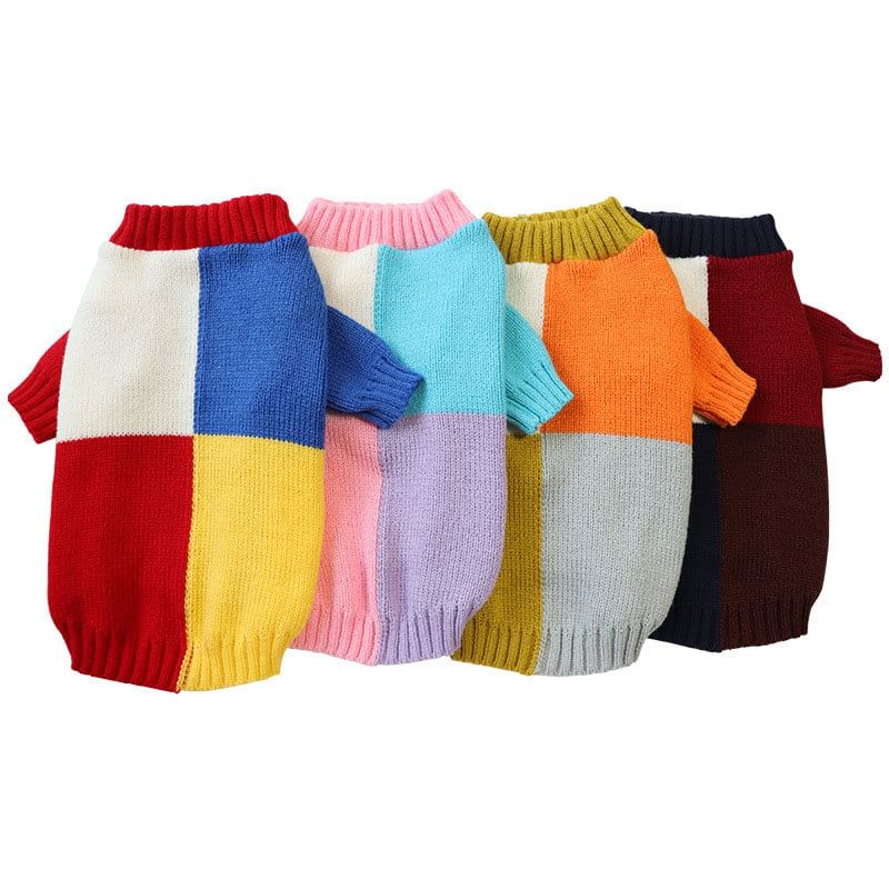 Everlupid - Color Block Pet gebreide top