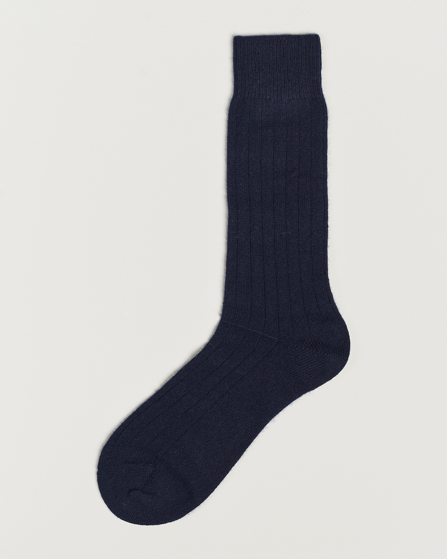 Pantherella Waddington Cashmere Sock Navy