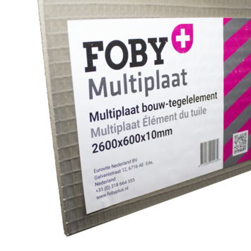Foby  multiplaat 260x60cm 10mm
