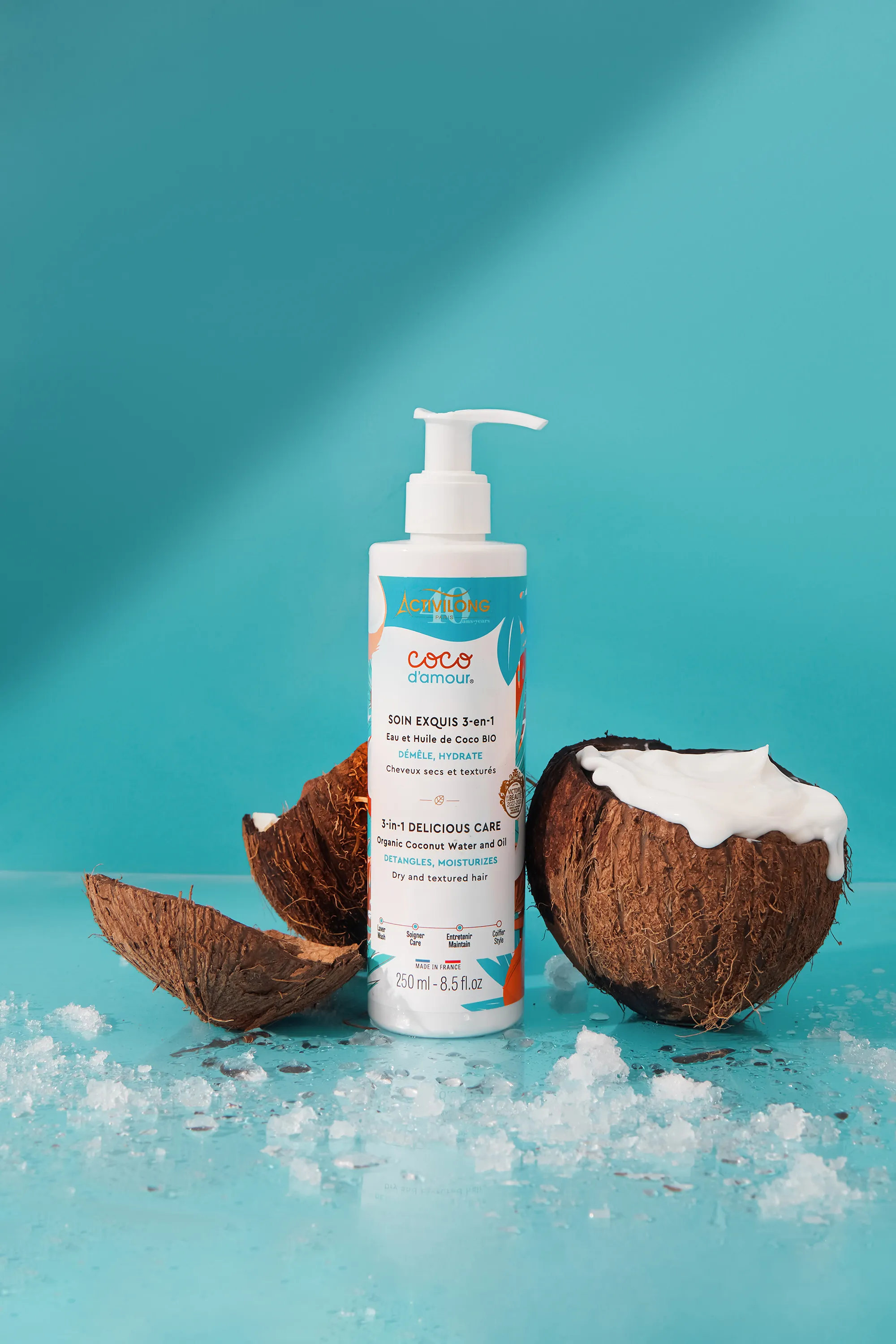Activilong Soin exquis 3-en-1 pour cheveux secs & texturés Coco d’Amour-250 ml