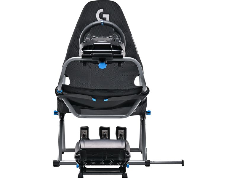 Playseat Challenge X – Logitech G Edition Grau/Schwarz Gaming-Stuhl mit zusammenklappbaren Design