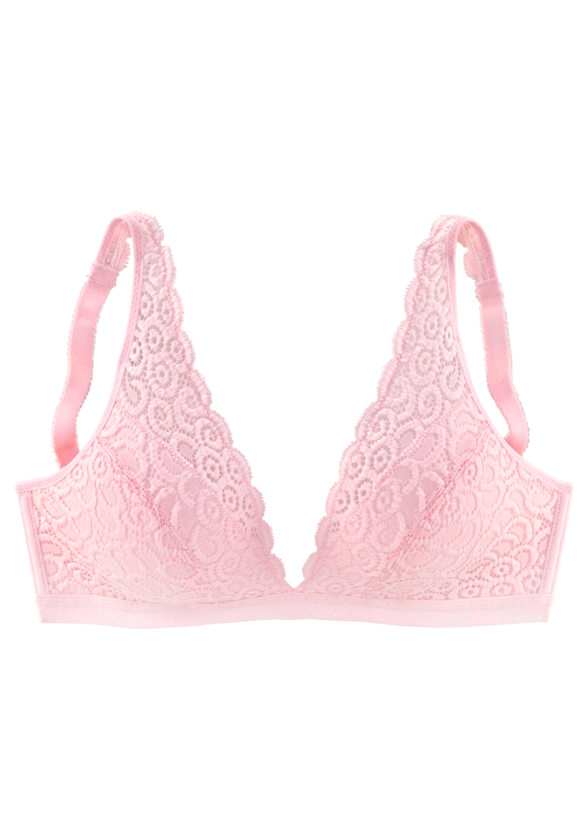 petite fleur Bralette-BH, 2 Stücker Packung, ohne Bügel aus Spitze, Dessous