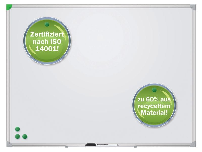 Franken Magnethaftendes Whiteboard U-Act!Line 30 cm x 40 cm Umweltfreundliche Schreibtafel