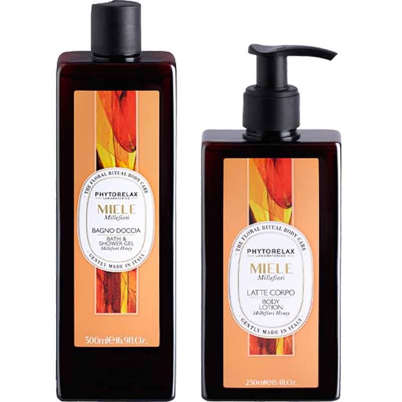 Gel douche & lotion nourrissante - Miel - Corps