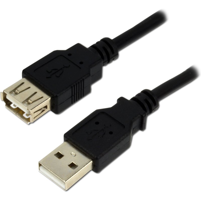 MCL MC922AMF-5M/N câble USB USB 2.0 USB A 0,48 Gbit/s Noir