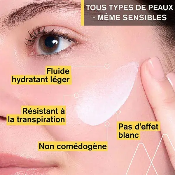 Protetor solar facial hidratante Uriage Bariésun FPS 30 50ml