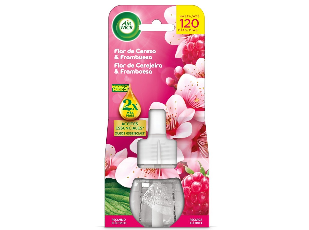 AMBIENTADOR AIRWICK ELETR RECARG F. CEREJEIRA 19ML