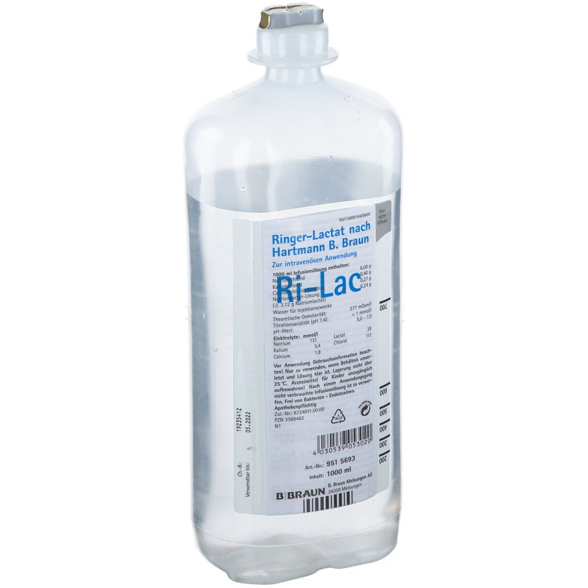 Ringer-Lactat nach HARTMANN Ecobag®