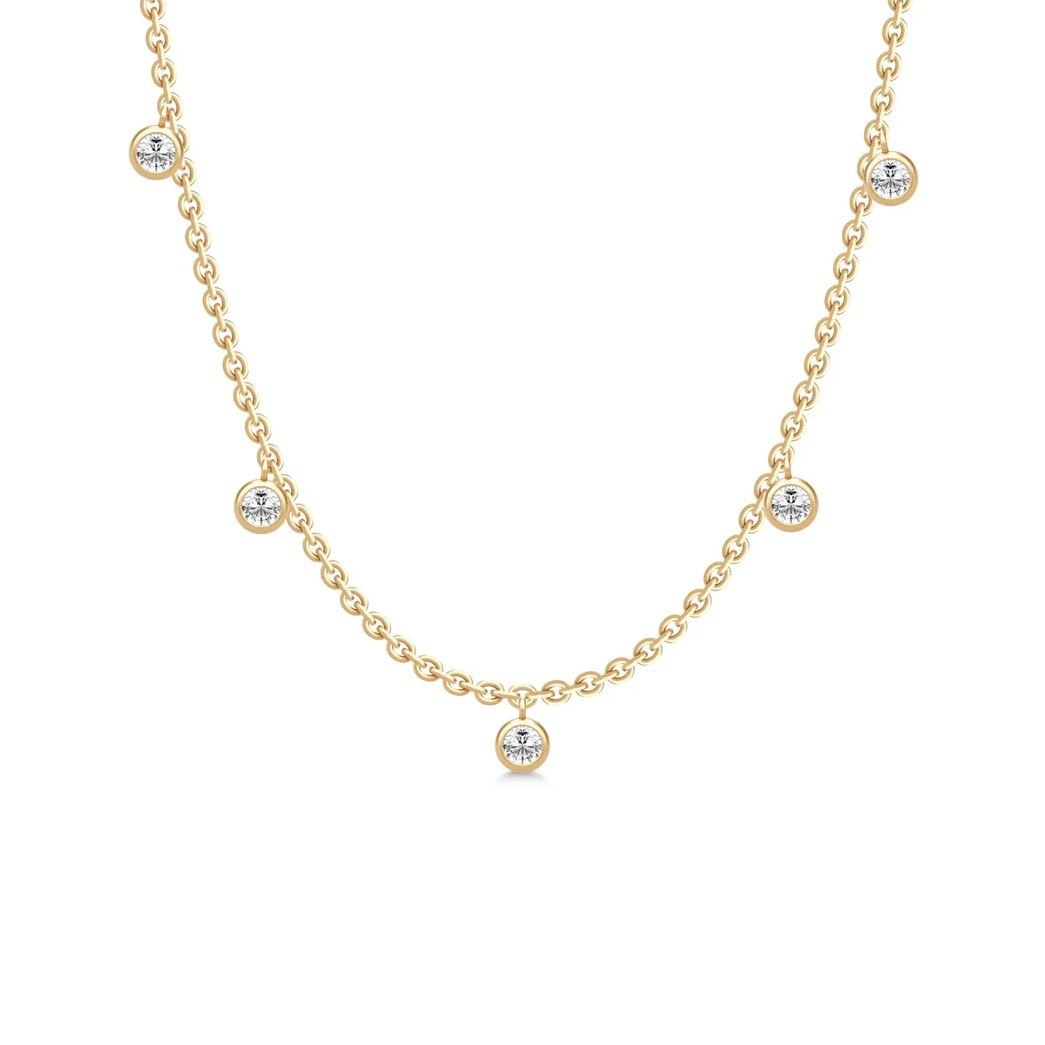 Julie Sandlau Grace Necklace Halskæde 22 kt. Forgyldt Sølv NL578GD