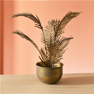 Plante d'intérieur décorative à poser - en métal