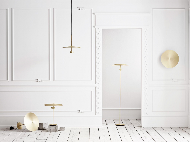 Bolia Reflection wandlamp LED antiek messing