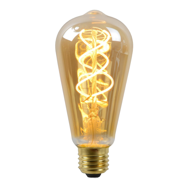 Lucide ST64 LED lichtbron E27 5W 2200K amber dimbaar