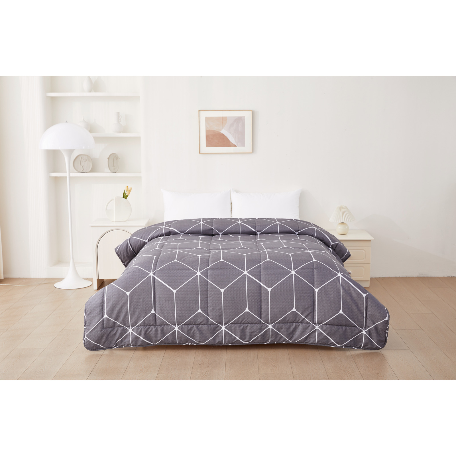 Easy Dream Reiseduvet grau 160x210 Duvet Nordisch