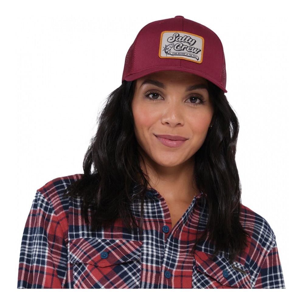 Salty Crew RETRO CATCH - Casquette Femme cranberry
