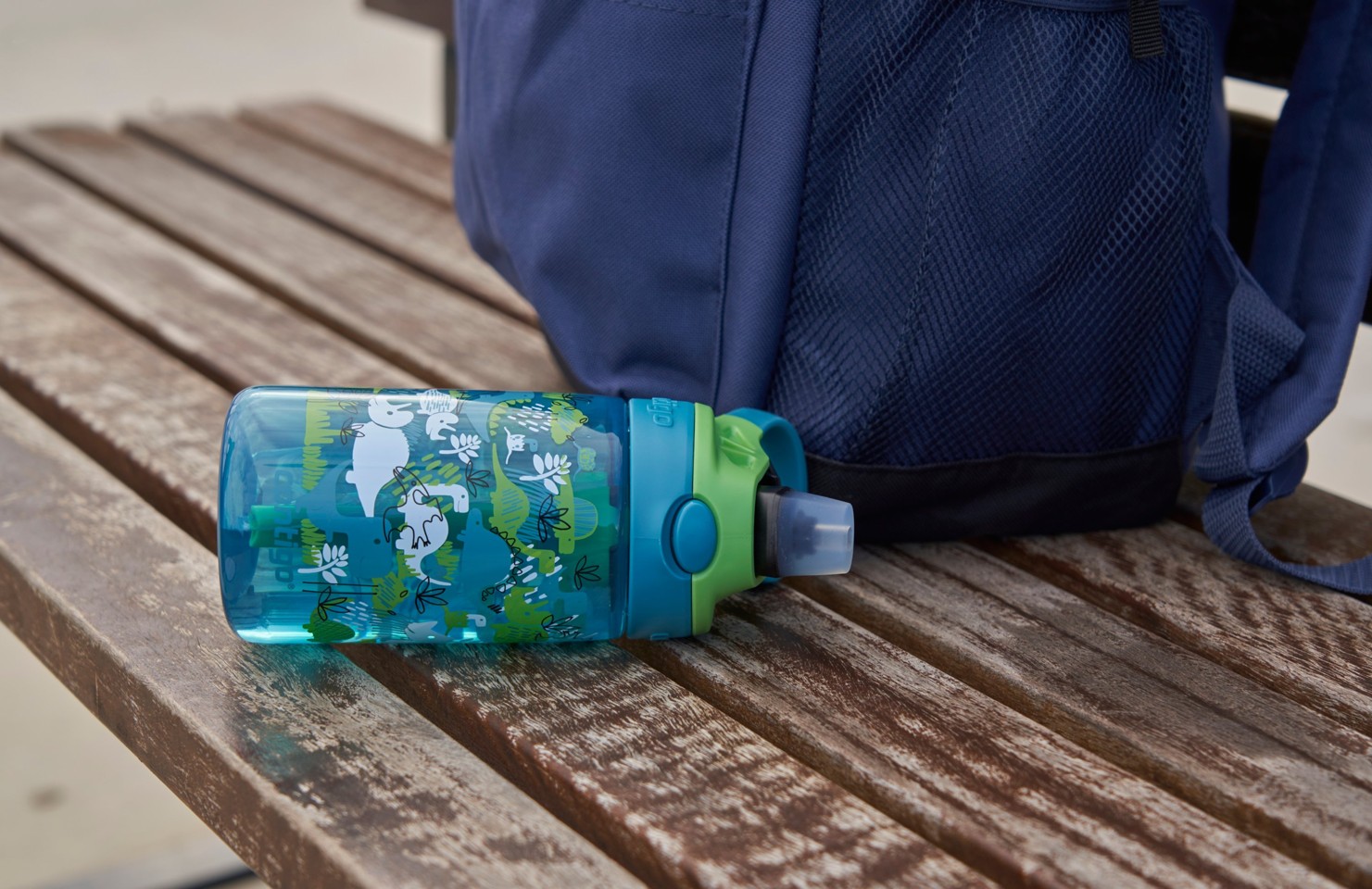 Contigo - Easy Clean Kids Water Bottle 420ml - Dinos