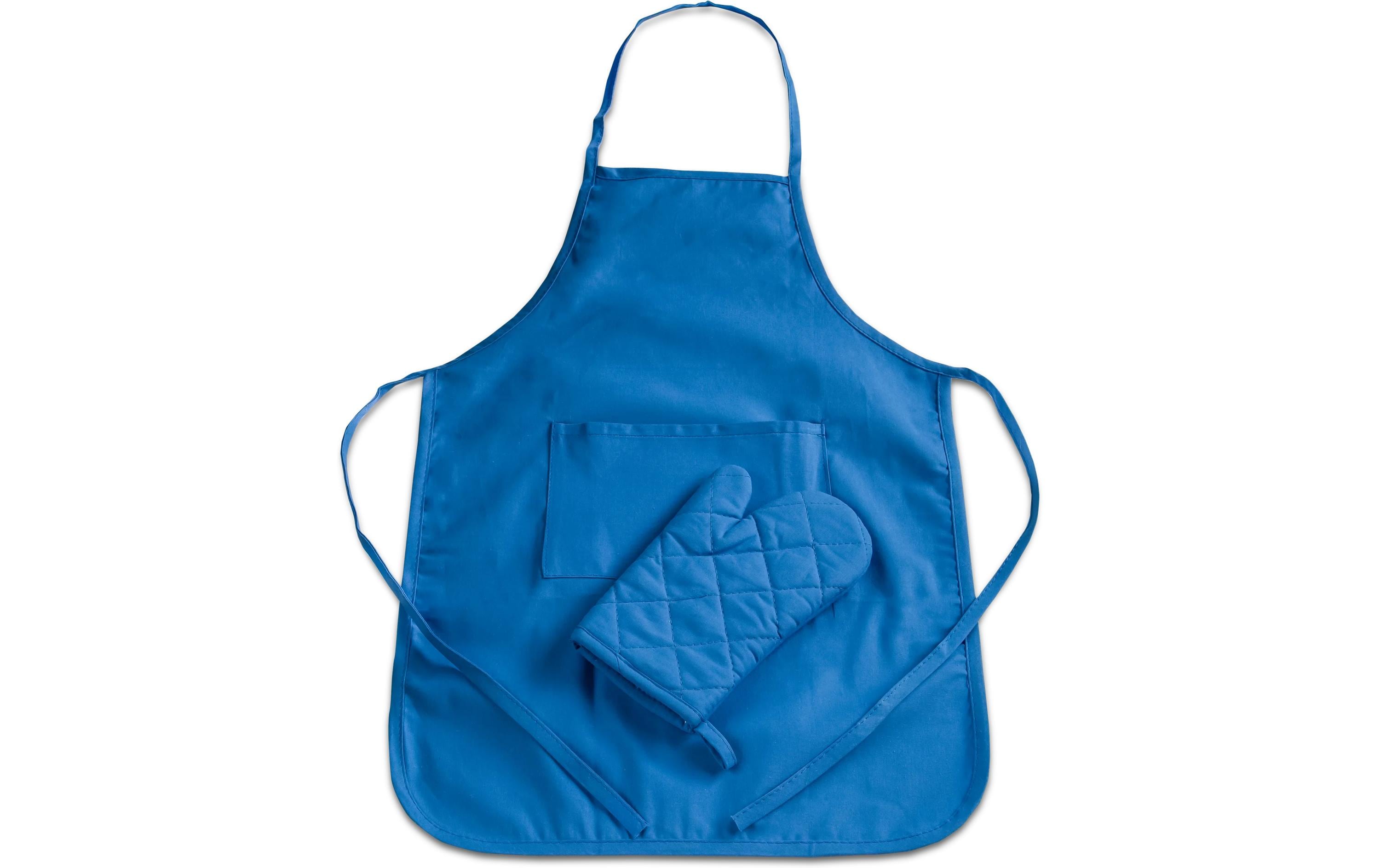 Kochschürze Kleiner Hobbybäcker Kids Blau, 2-teiligKoch.- und Backschürze für Kinder