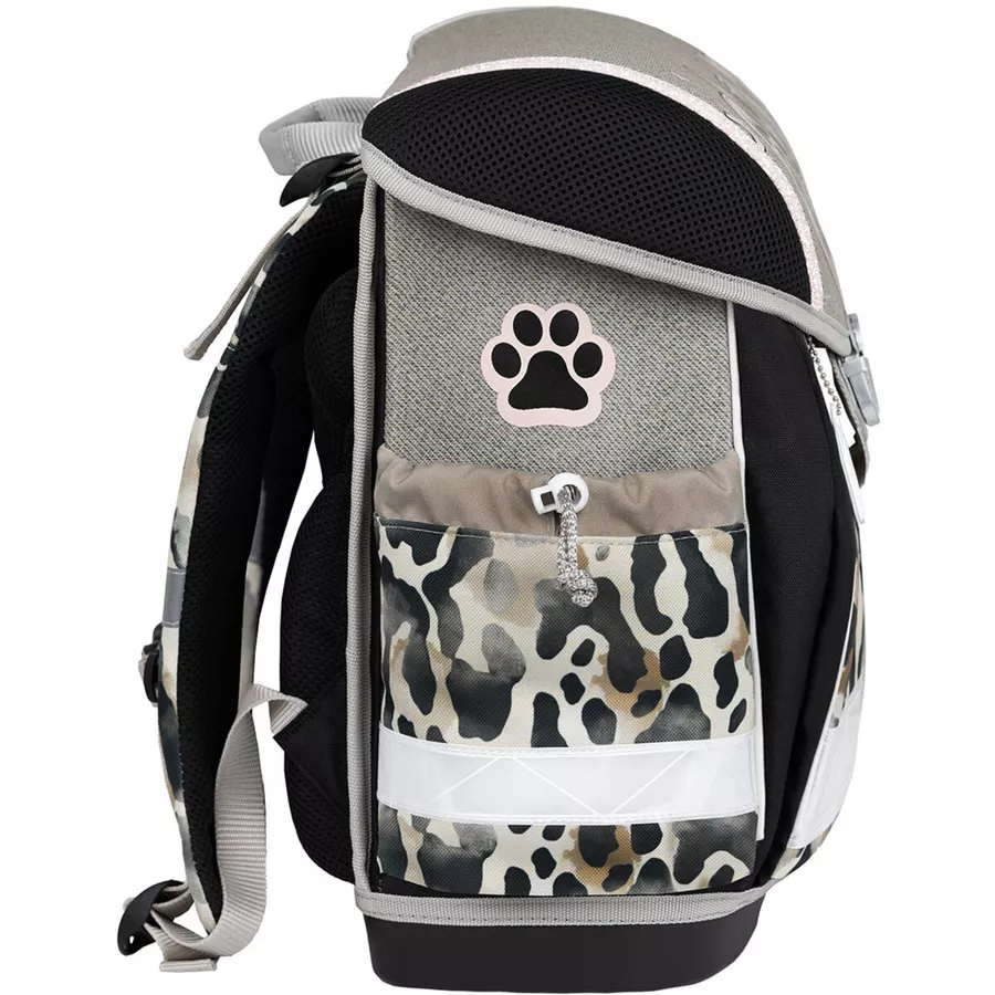 Belmil Schulranzen Classy Schulranzen Set 5-teilig mit Brustgurt Wild Cat