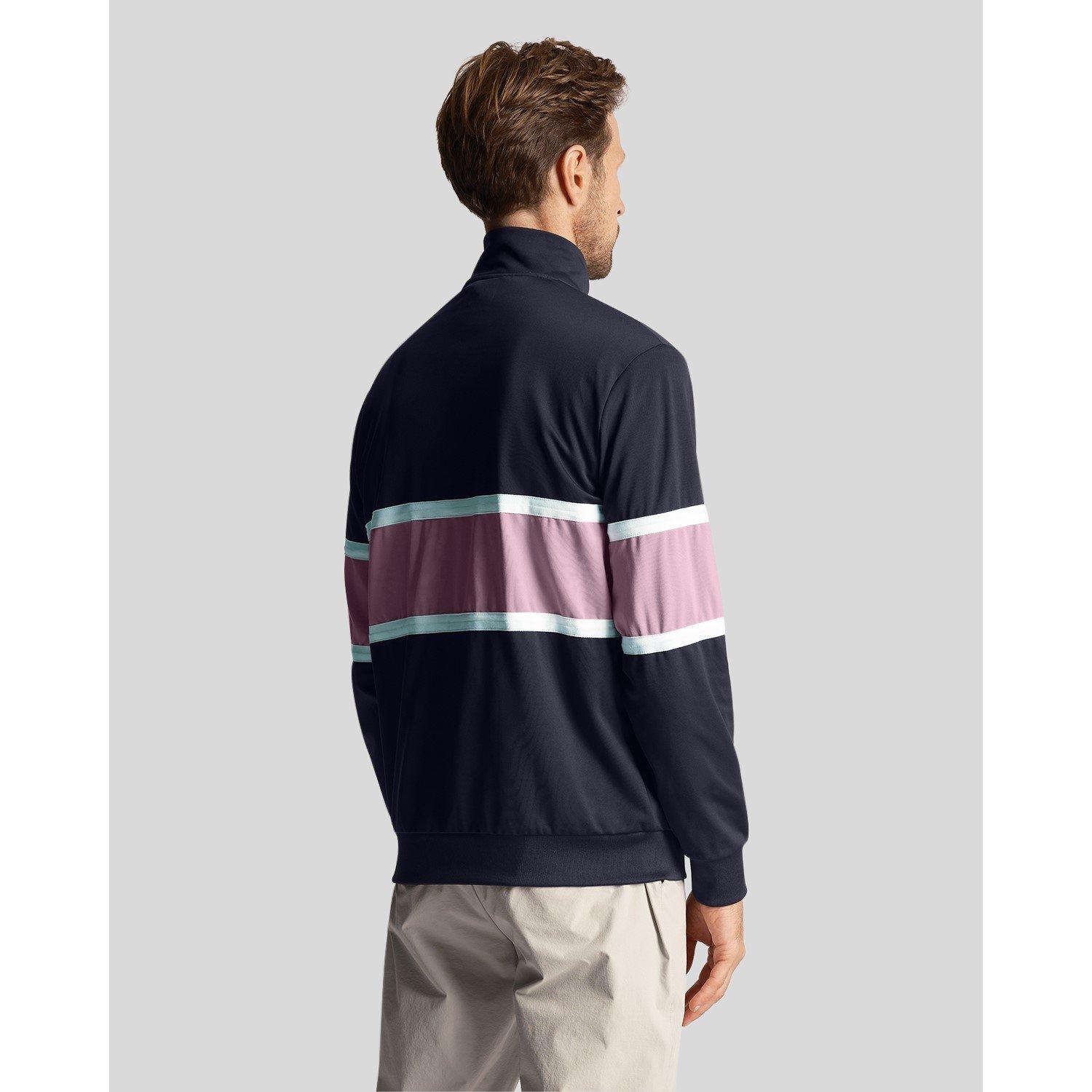 Lyle and Scott Colour Block Quarter Zip