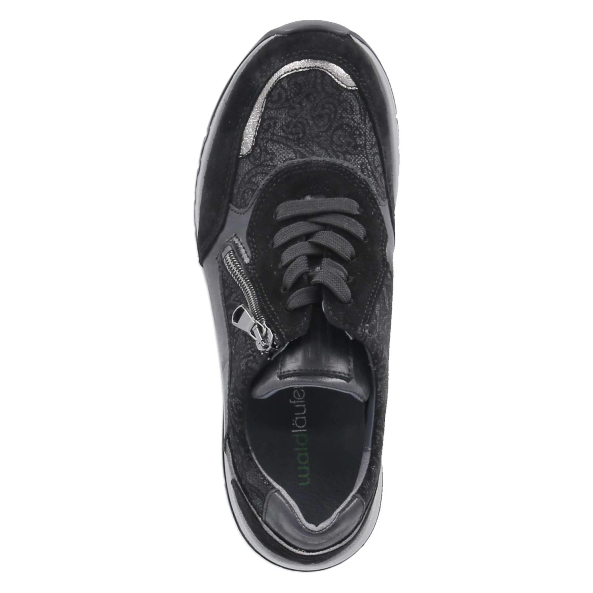 WaldläuferLow Sneaker APRIL - SCHWARZ C.D.F.