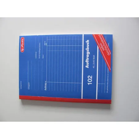 Herlitz Formularbuch Auftrag 102 A5 2x40 Blatt selbstdurschreibend