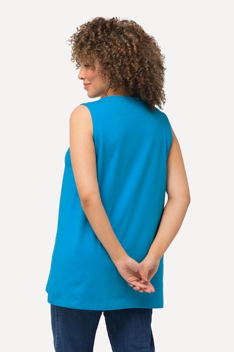 Longtop, Classic Fit, Carree-Ausschnitt, ärmellos