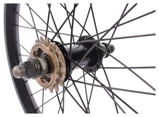 BMX Roue Arriere BLAZE Noir 18  14mm KHEbikes