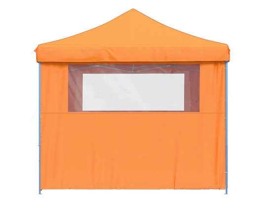 VIDAXL - Tente de réception pliable escamotable avec 4 parois latéral...