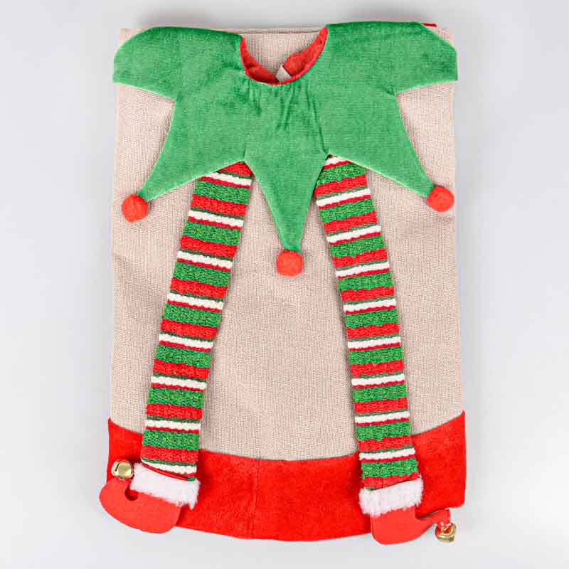 Tour de sapin 'Holly Jolly' vert et rouge