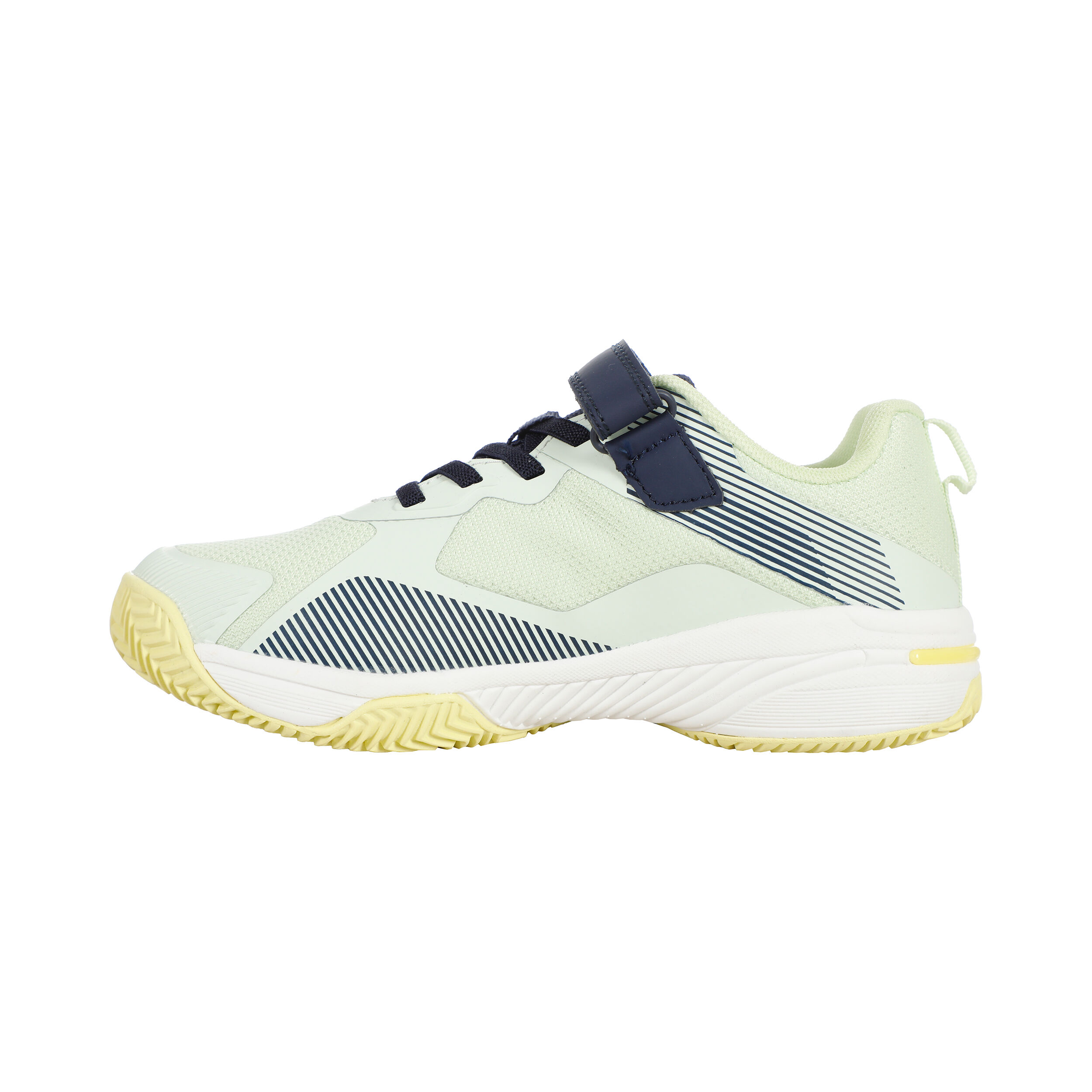 Quiet Please Match Velcro Clay Chaussure Terre Battue Enfants - Jaune Lemon, Jaune