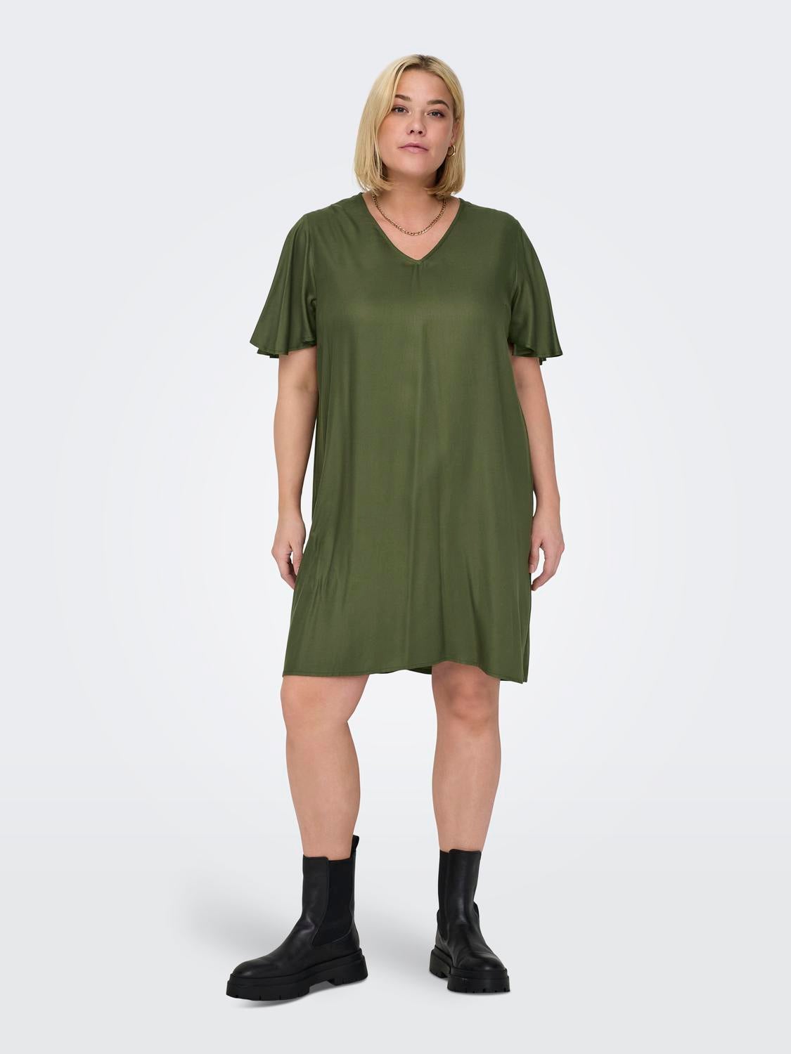CARCHANTAL Kurzes Kleid Winter Moss