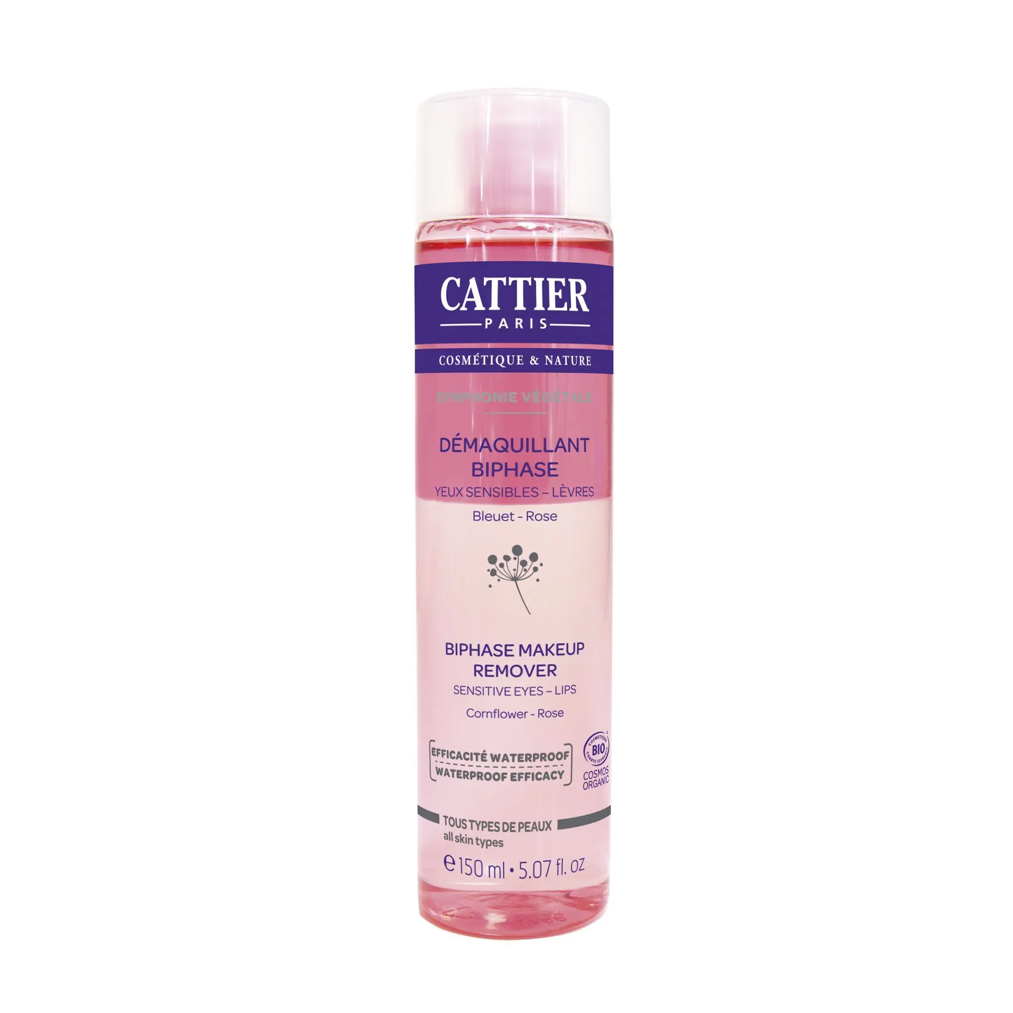 Cattier - Démaquillant Biphase Yeux et Lèvres Démaquillant Biphase- Soin visage