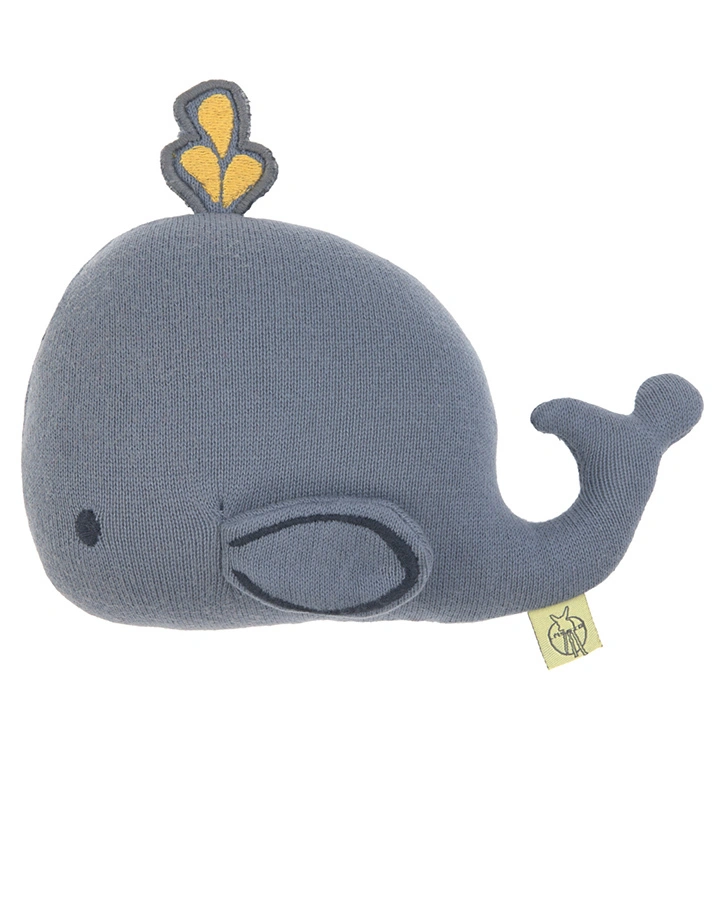 Strick-Rassel LITTLE WATER WHALE in dunkelblau