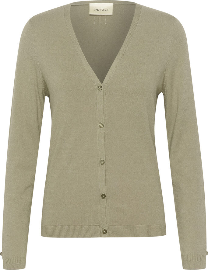 Cream CRDela Knit Cardigan Overland trek