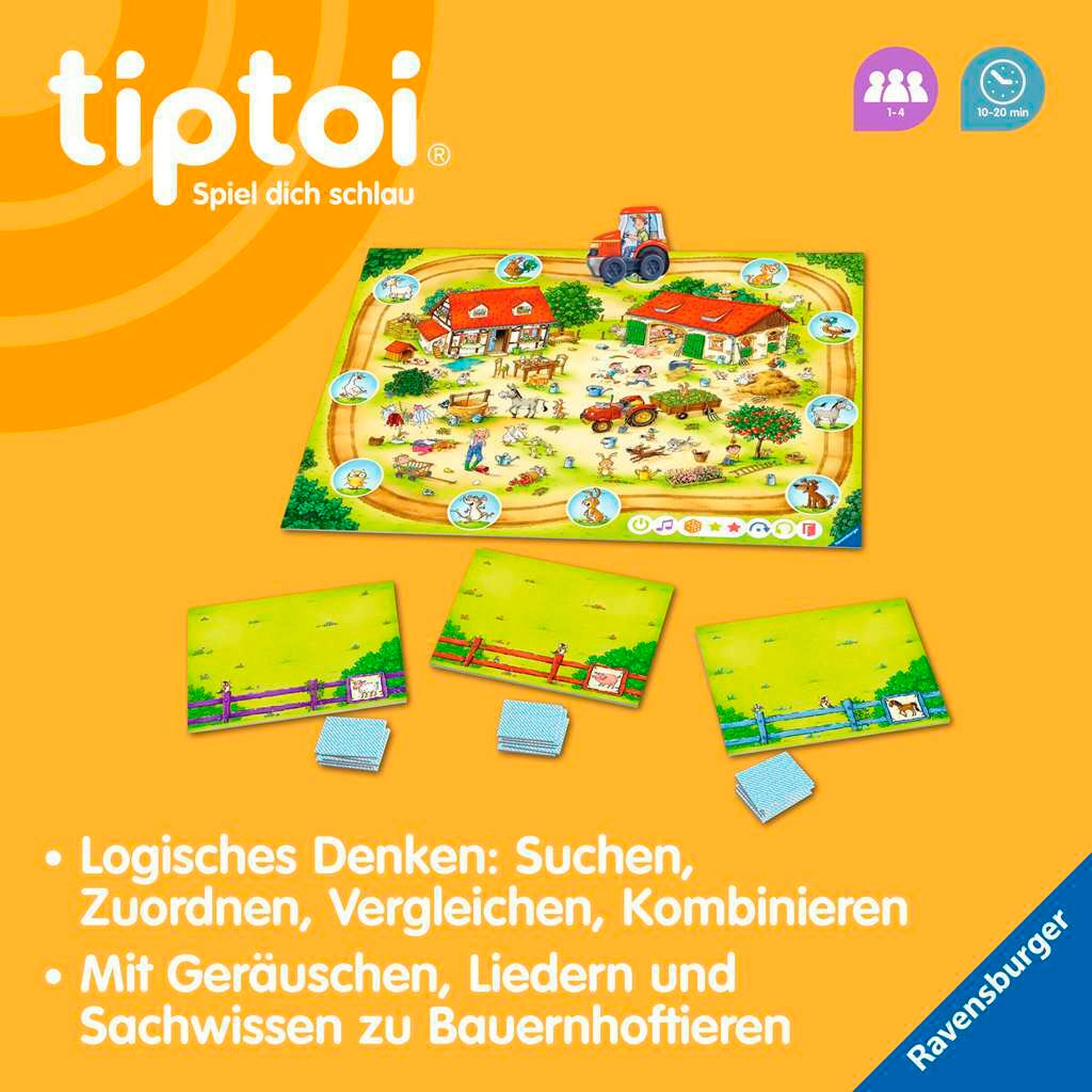 Ravensburger - TIPTOI Rätselspaß auf dem Bauernhof