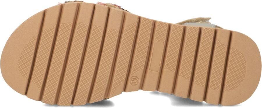 Ton & Ton Meisjes Platte sandalen Marit Multi Textiel Plateauzool