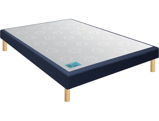 MERINOS - Sommier 120 x 190 Petit Dormeur chine bleu 1219