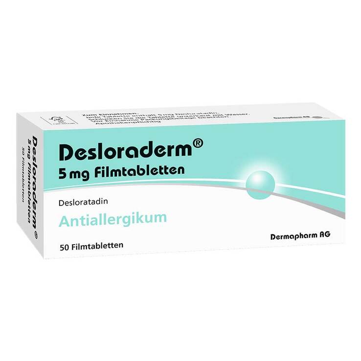 Desloraderm 5 mg Filmtabletten, 50 St