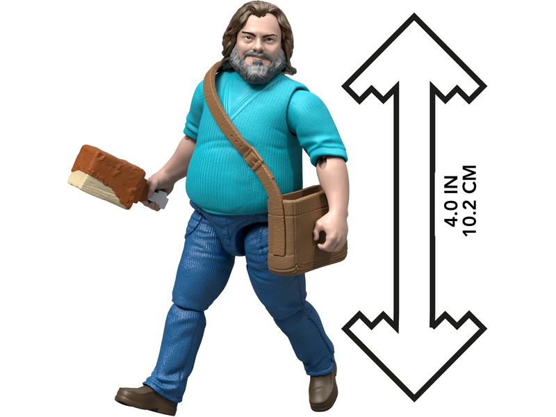 Mattel Minecraft Movie Singles Steve Kinderspielzeugfigur